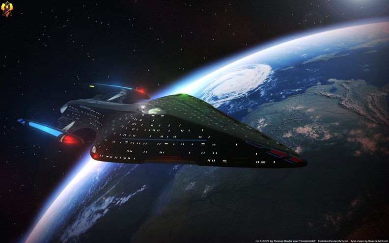 25 th century ares class by euderion-d8k52la